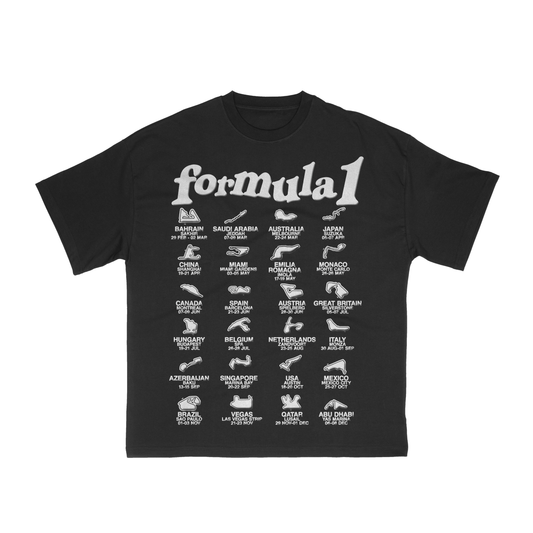 F1 2024 Calendar Tee