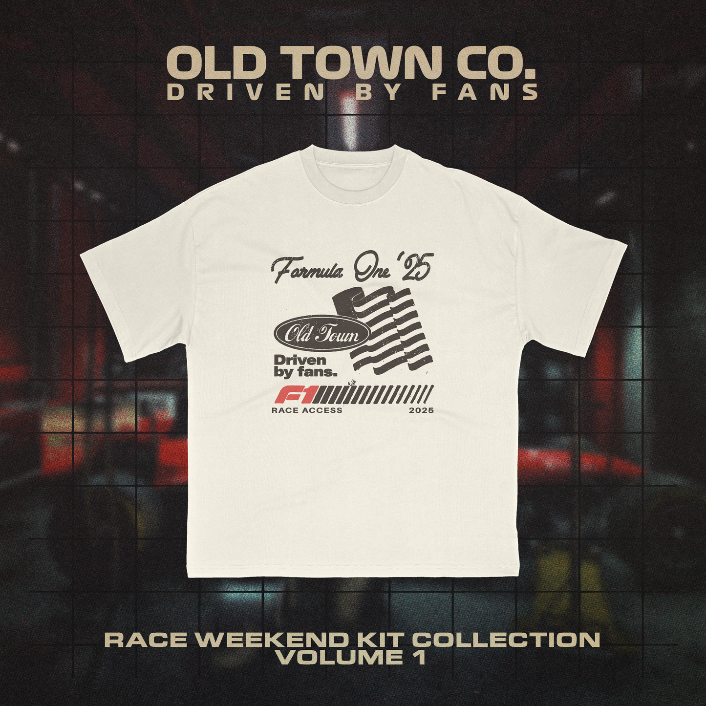 F1 Retro Ticket Tee