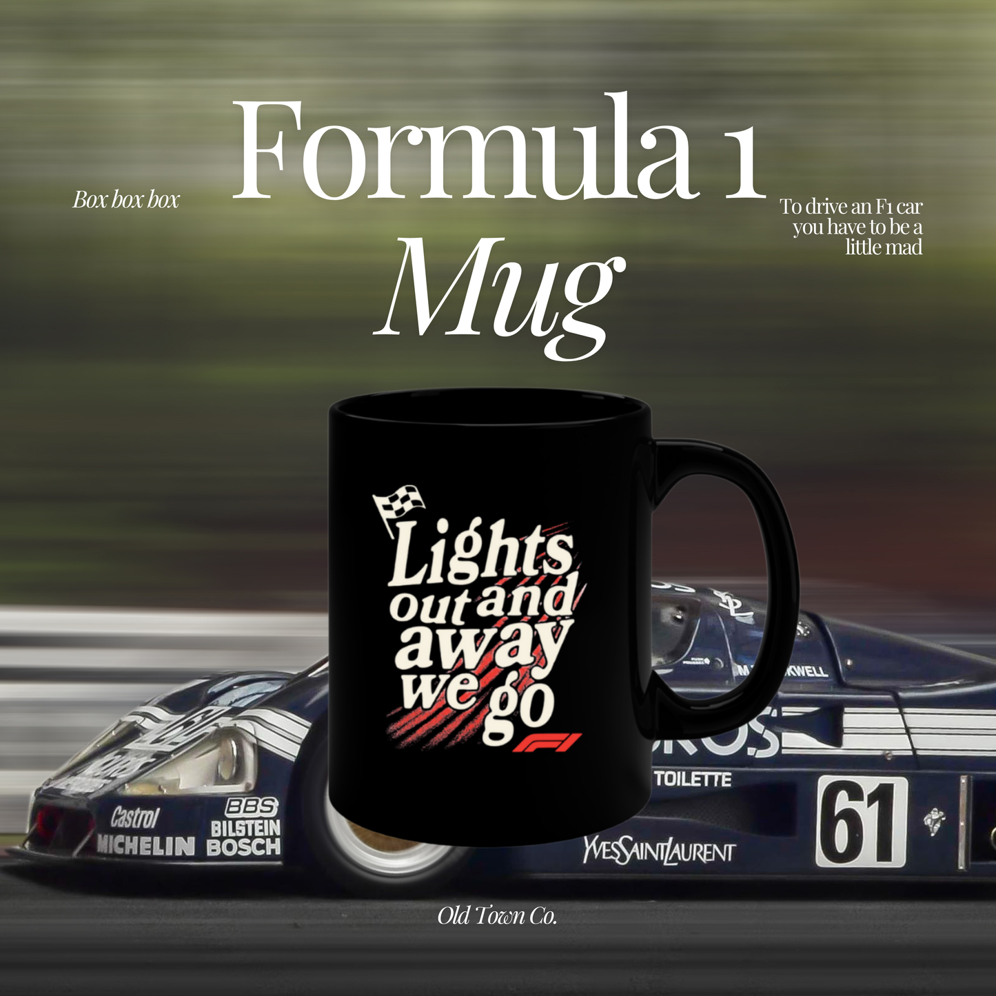 F1 mugs